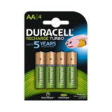 Акумулятор R6 Duracell Recharge DX1500, 2500mAh, LSD Ni-MH, блістер 4шт