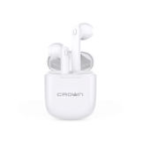 Гарнітура Crown CMTWS-5002 Bluetooth (Bluetooth 5.0/До 24 годин при використанні зарядного чохла/Радіус дії 15 м/Чутливість мікрофона -42 ± 3 dB/Діаметр динаміків 13 мм/Чутливість динаміків 95 ± 3 dB/32 Ohm/Частотний діапазон 20-20000 Hz)
