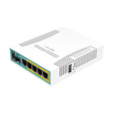 Маршрутизатор MikroTik RouterBOARD RB960PGS hEX PoE (800MHz/128Mb, 1xUSB, 5х1000Мбит, Passive PoE)БН