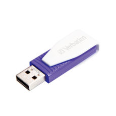 USB Flash Drive 64 Gb Verbatim STORE'N'GO SWIVEL Purple 49816 
