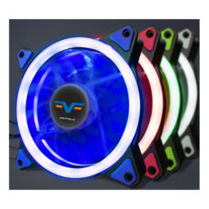  120 mm Frime Iris LED Fan Single Ring Multicolor (FLF-HB120MLTSR), 120x120x25mm