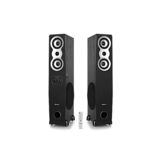 Акустическая система 2.0 REAL-EL S-2020 (black-silver) Акустическая система 2*40W, BT, FM,USB,AUX, модуль караоке для 2-х мик