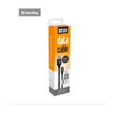 Кабель USB 2.0 Lightning - 2.0 м Colorway 2.1 А, черный (CW-CBUL007-BK)