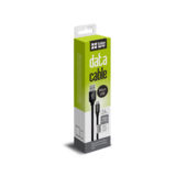 Кабель USB 2.0 Micro - 2.0 м ColorWay AM-microB, 2.4А, черный (СW-CBUM009-BK)
