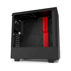    NZXT, H510i Compact Mid Tower Black/Red Chassis with Smart Device 2