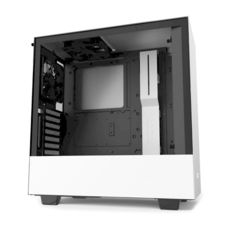   NZXT, H510i Compact Mid Tower White/Black Chassis with Smart Device 2