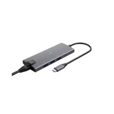  Dynamode USB Type-C to HDMI 4K, Mini DP, 3USB3.0, RJ45, USB Type-C Female, SDXC/MicroSD,