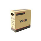 Кабель UTP для зовнішньої прокладки VCOM CCA Solid 4 pairs 24AWG Cat5e 305м