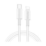 Кабель Type-C/Lightning - 1.0 м Colorway (PD Fast Charging) 3.0 А, білий (CW-CBPDCL032-WH)