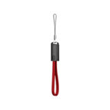Кабель USB 2.0 Lightning - 1.0 м Colorway Apple Lightning (брелок) 2.4А 22см красный (CW-CBUL021-RD)