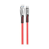 Кабель USB 2.0 Micro - 1.0 м ColorWay AM-microB, (zinc alloy) 2.4А 1м красный (CW-CBUM011-RD)