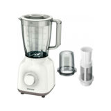 Блендер стационарный PHILIPS Daily Collection HR2103/00, 400Вт, чаша 1.5л, пластик, 2 скорости, мельница, фильтр для сока, белый