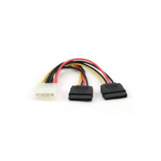   Cablexpert CC-SATA-PSY-0.3M, (Molex) M/F + 2 SATA, 300 