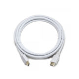 Кабель HDMI 3.0 м Cablexpert (CC-HDMI4-W-10), V.2,0, позолочені конектори, білий