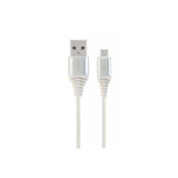 Кабель USB 2.0 Micro - 2.0 м Cablexpert CC-USB2B-AMmBM-2M-BW2, премиум, 2.1А