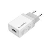 Зарядний пристрій USB 220В Colorway 1USB 1A (5W) білий (CW-CHS011-WT)