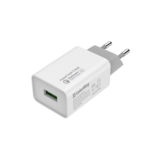 Зарядний пристрій USB 220В Colorway 1USB Huawei Super Charge/Quick Charge 3.0, 4A (20W) білий (CW-CHS014Q-WT)