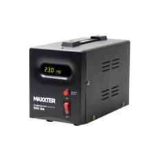 Стабілізатор Maxxter MX-AVR-E500-01 230 В, 500 ВА (300 Вт), однофазний, релейний