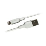 Кабель USB 2.0 Lightning - 1.0 м CMCU-001L White для зарядки і передачі даних, 5В/2A