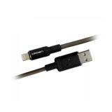 Кабель USB 2.0 Lightning - 1.0 м Crown (CMCU-010L) Black для зарядки і передачі даних, 5В/2A