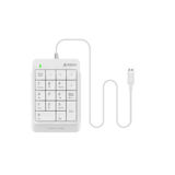 Клавіатура A4Tech FK13P (White), Fstyler Numeric Keypad USB