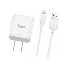  - USB 220 Hoco C22A c Lightning (1USB, 2.4) white