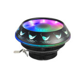 Вентилятор CPU Cooling Baby UFO 1366/775/1200/1150/1151/1155/1156/FM1/FM2/AM4/AM2/AM2+/AM3 93*133*130 мм вент. 14см LED, 1500об/мин 22,4дБ 3-pin BB 12V ЕКОУПАКОВКА