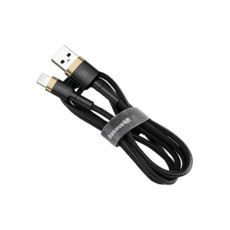 Кабель USB 2.0 Lightning - 1.0 м Baseus Cafule Cable USB 2.4A Gold+Black CALKLF-BV1