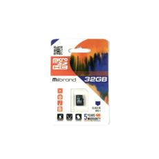 ' 32 Gb microSDHC Mibrand Class10 UHS-1   (MICDHU1/32GB)