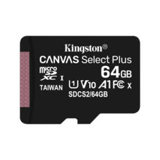  ' 64 GB microSDXC Kingston UHS-I Canvas Select Plus Class 10 1 (R100MB/s) (SDCS2/64GBSP) 