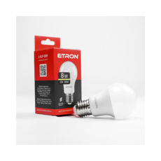 Лампа ETRON LED A55, E27, 8W 3000K (1-ELP-009)