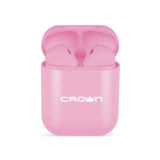 Гарнитура Crown CMTWS-5005 PINK Bluetooth (Bluetooth 5.0/Время воспроизведения до 2 часов от одного заряда;До 5 зарядок от чехла;Вызов голосового помощника Siri/Google assistant)