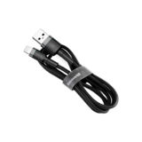 Кабель USB 2.0 Lightning - 0.5 м Baseus Cafule Cable USB 2.4A Gray+Black CALKLF-AG1