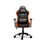 Кресло геймерское Cougar Armor PRO Black/Orange, дышащая экокожа, стальной каркас, черный