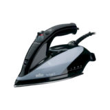 Утюг BRAUN TS545EA, 2000Вт, автоотключение, паровой удар 160г/мин, защита от накипи, система "капля-стоп", самоочистка, подошва Eloxal, черный