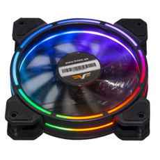  120 mm Frime Iris LED Fan Think Ring Multicolor (FLF-HB120TRMLT16), 120x120x25mm