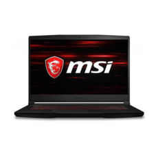  15" MSI GF63 Thin 9SCXR (GF639SCXR-469XUA)/BLACK/ 15.6" (1920x1080) IPS/Intel Core i7-9750H (2.6 - 4.5 )/ 16Gb (DDR4*2(. 64Gb)) / SSD 512Gb / GeForce GTX 1650  4Gb / no ODD / no OS / 1.86 