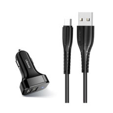    Usams NT Travel U35 + Micro USB 1M+C13 2.1A Dual black