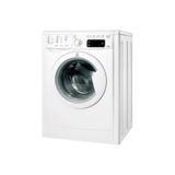 Пральна машина з сушкою Indesit IWDE 7105 B EU, 1000 об/хв, 7кг прання, 5кг сушка, 16 програм, 3 програми сушки, швг 60х85х54, біла