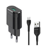 Зарядний пристрій USB 220В Grand-X 5V 2,1A (CH-17T) з кабелем Type C