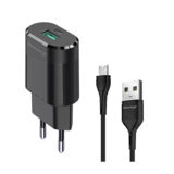 Зарядний пристрій USB 220В Grand-X 5V 2,1A (CH-17U) з кабелем micro-USB