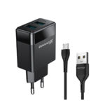Зарядний пристрій USB 220В Grand-X 5V 2,4A (CH-50U) 2USB з кабелем micro-USB