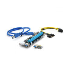  RX-riser-006c 6pin PCI-E x1 to 16x 60cm USB 3.0 Cable 6Pin  HS06/270  16V 006 