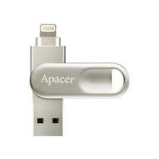 USB Flash Drive 64 Gb Apacer AH790 Dual Lighting Silver (AP64GAH790S-1)