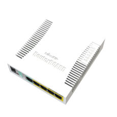  MikroTik CSS106-1G-4P-1S (RB260GSP) (5x1Gb, 1x SFP, Passive PoE out  2-5 )