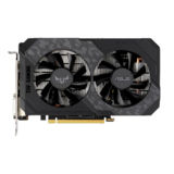 Відеокарта Asus GeForce GTX 1650 TUF 4Gb DDR6, 128-bit, DVI/HDMI/DP, 1620/12000 MHz (TUF-GTX1650-4GD6-P-GAMING)