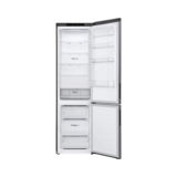 Холодильник з нижньою морозильною камерою LG GA-B509CLZM, 384/277 / 107л, інверторний компресор, електронне управління, 1 компресор, No Frost (повний), Wi-Fi, "нульова зона", функція "відпустку", суперзаморожування, А ++, прихована ручка, ШВГ 59.5х203х67, нерж