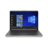 Ноутбук HP 14-DQ1038WM/матовый TN 14"/разрешение 1366х768/Intel Core i3-1005G1 1.2GHz/2 ядра/4 потока/ОЗУ 4GB DDR4/SSD накопитель 128GB//Intel UHD 620/HDMI/2шт. USB 3.0 1шт. USB Type-C/клавиатура без подсветки/Win10/Gold