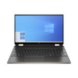 Ноутбук 15" Hewlett Packard HP Spectre 15-eb0xxx 2Q4A2UW / чорний / 15.6" (3840х2160) UHD toch / Intel® i7-10510U / 16Gb / 256 Gb SSD / GeForce® MX 330, 2 Gb / no ODD / Win10 / / / Гар. ИТ реф