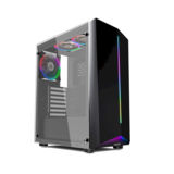 Корпус 1stPlayer R6-A-3R1 Color LED Black, Window, 3*120мм Color LED, USB 3.0, ATX, без БЖ